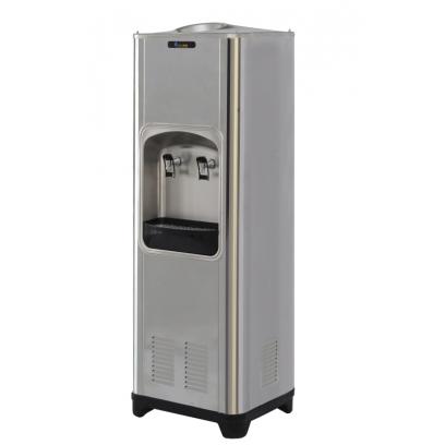 water dispenser with stainless steel treatment